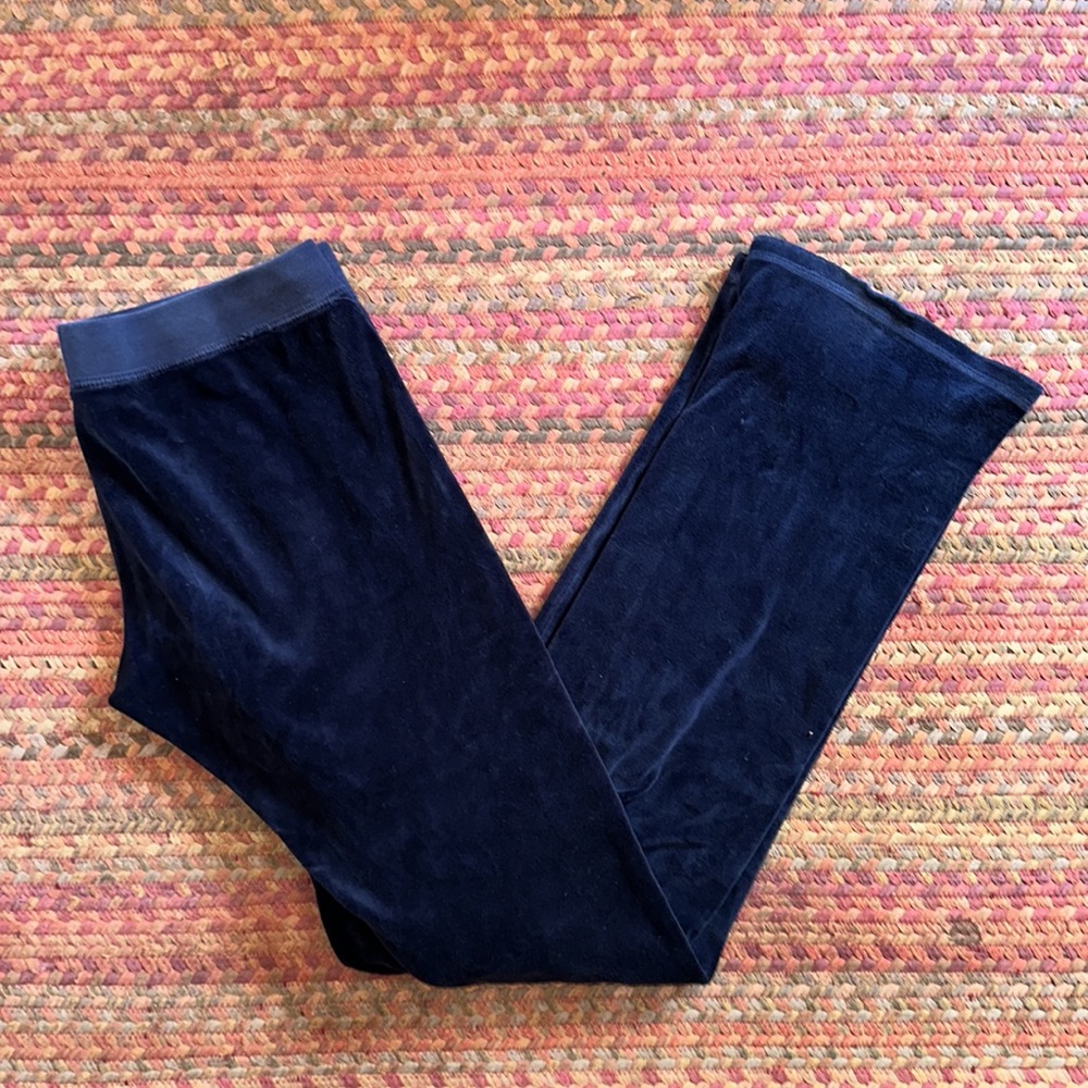 Juicy Couture Navy Velvet Pants